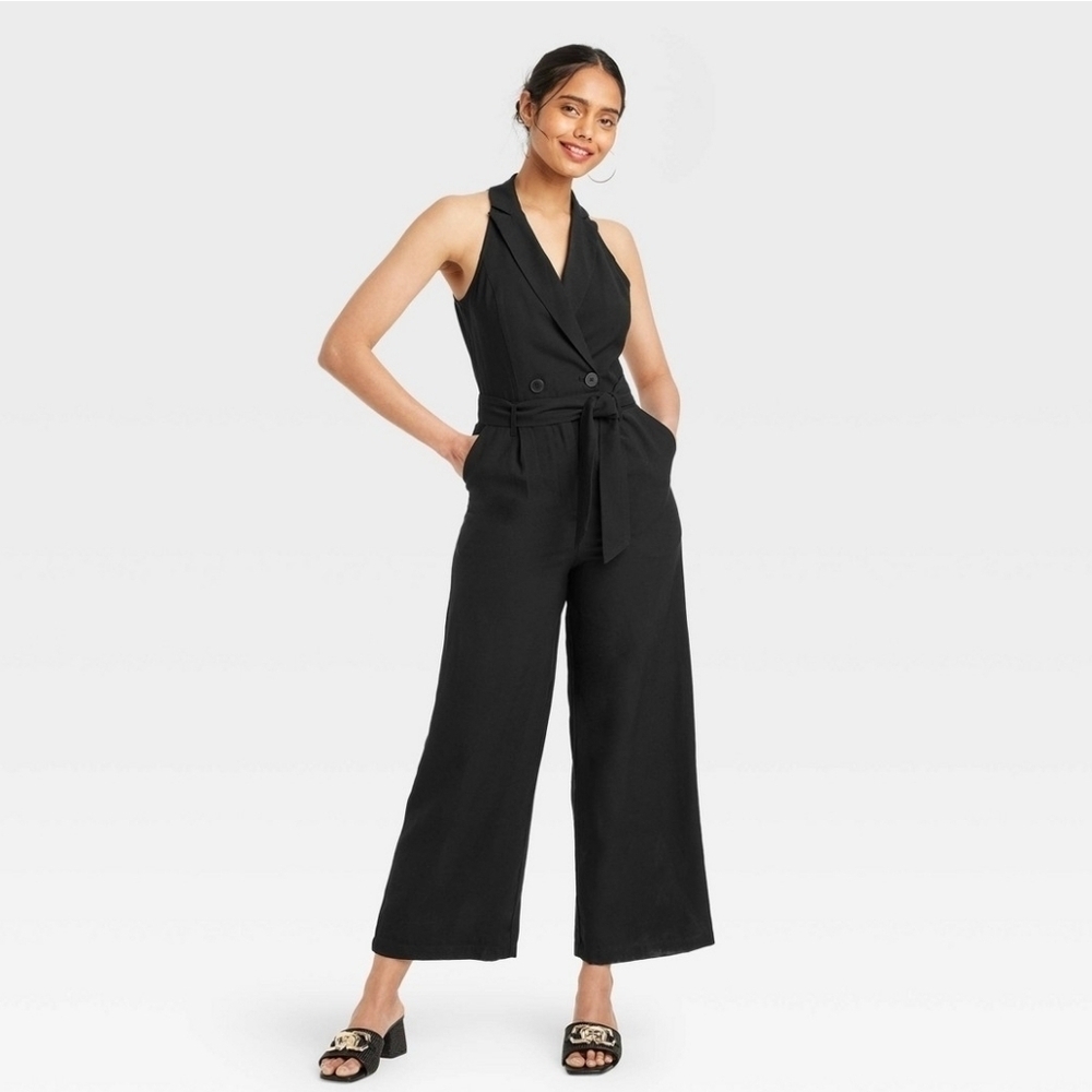 A New Day | Black Wide Leg Jumpsuit Size Medium